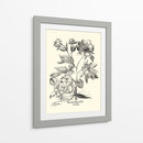 Besler Blanco Y Negro Peony Iii - Basilius Besler | Cuadro decorativo de Canvas Lab