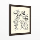Besler Blanco Y Negro Peony Iv - Basilius Besler | Cuadro decorativo de Canvas Lab