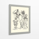 Besler Blanco Y Negro Peony Iv - Basilius Besler | Cuadro decorativo de Canvas Lab
