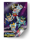 Caballeros del Zodiaco - Crow Valdés | Cuadro decorativo de Canvas Lab