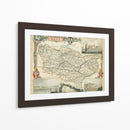 Mapa De Kent | Cuadro decorativo de Canvas Lab