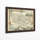 Mapa De Kent | Cuadro decorativo de Canvas Lab
