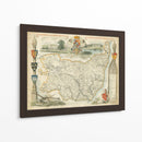 Mapa De Suffolk | Cuadro decorativo de Canvas Lab