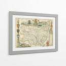 Mapa De Suffolk | Cuadro decorativo de Canvas Lab