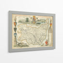Mapa De Suffolk | Cuadro decorativo de Canvas Lab