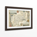 Mapa De Middlesex | Cuadro decorativo de Canvas Lab