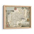 Mapa De Middlesex | Cuadro decorativo de Canvas Lab