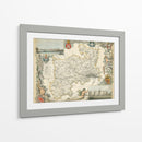 Mapa De Middlesex | Cuadro decorativo de Canvas Lab