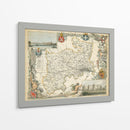 Mapa De Middlesex | Cuadro decorativo de Canvas Lab