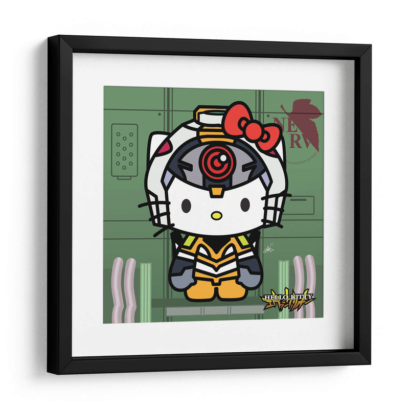 Hello Kitty Eva 00 - Crow Valdés | Cuadro decorativo de Canvas Lab