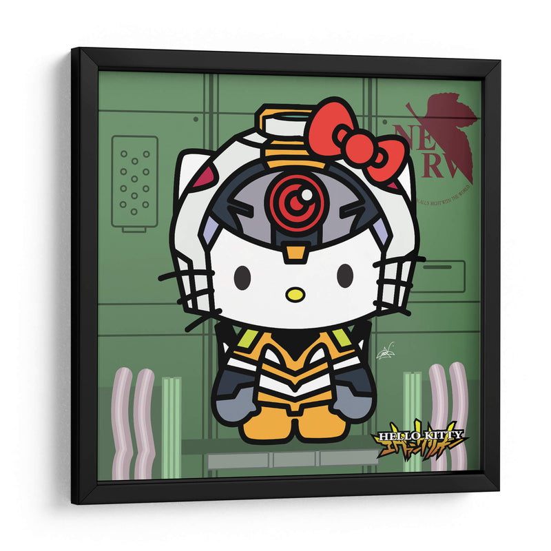 Hello Kitty Eva 00 - Crow Valdés | Cuadro decorativo de Canvas Lab