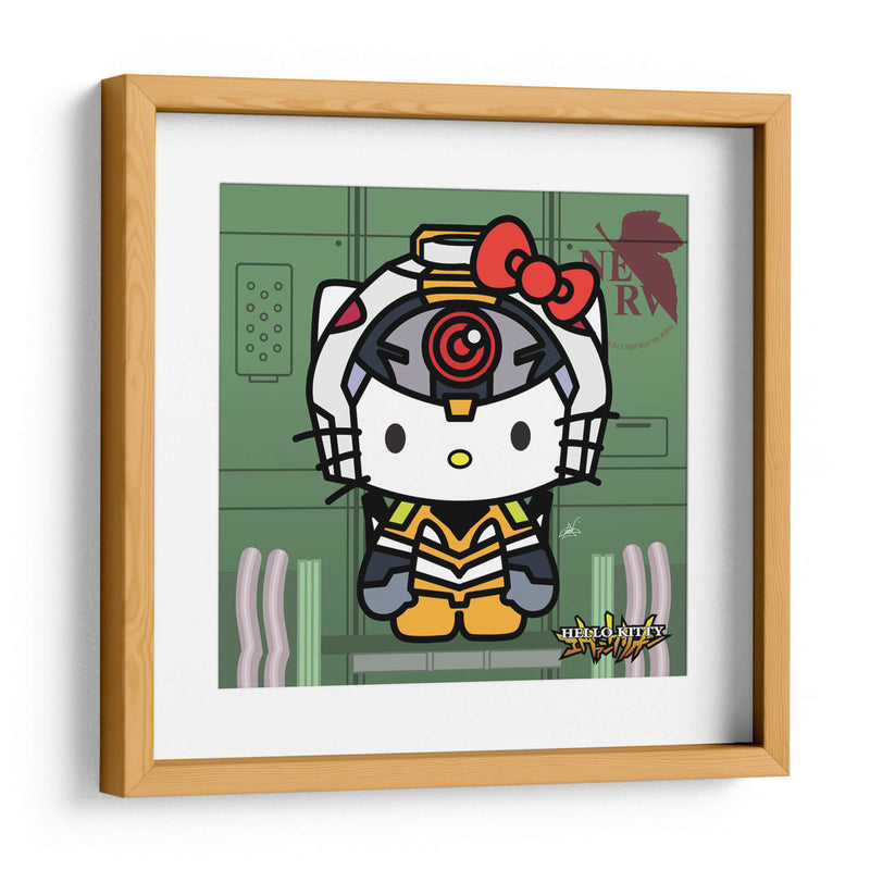 Hello Kitty Eva 00 - Crow Valdés | Cuadro decorativo de Canvas Lab