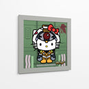 Hello Kitty Eva 00 - Crow Valdés | Cuadro decorativo de Canvas Lab