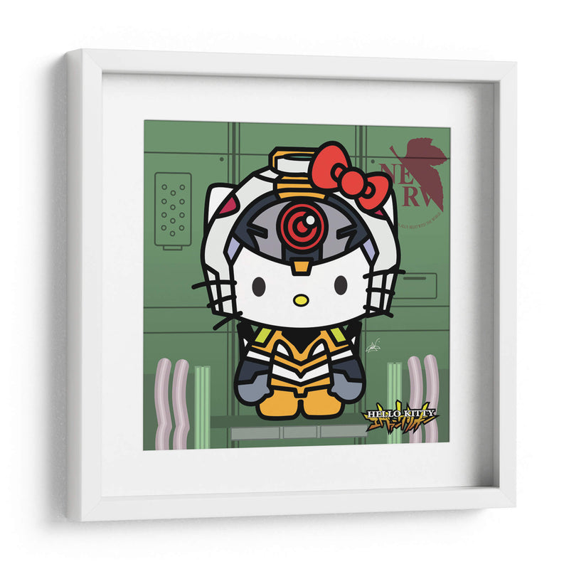 Hello Kitty Eva 00 - Crow Valdés | Cuadro decorativo de Canvas Lab