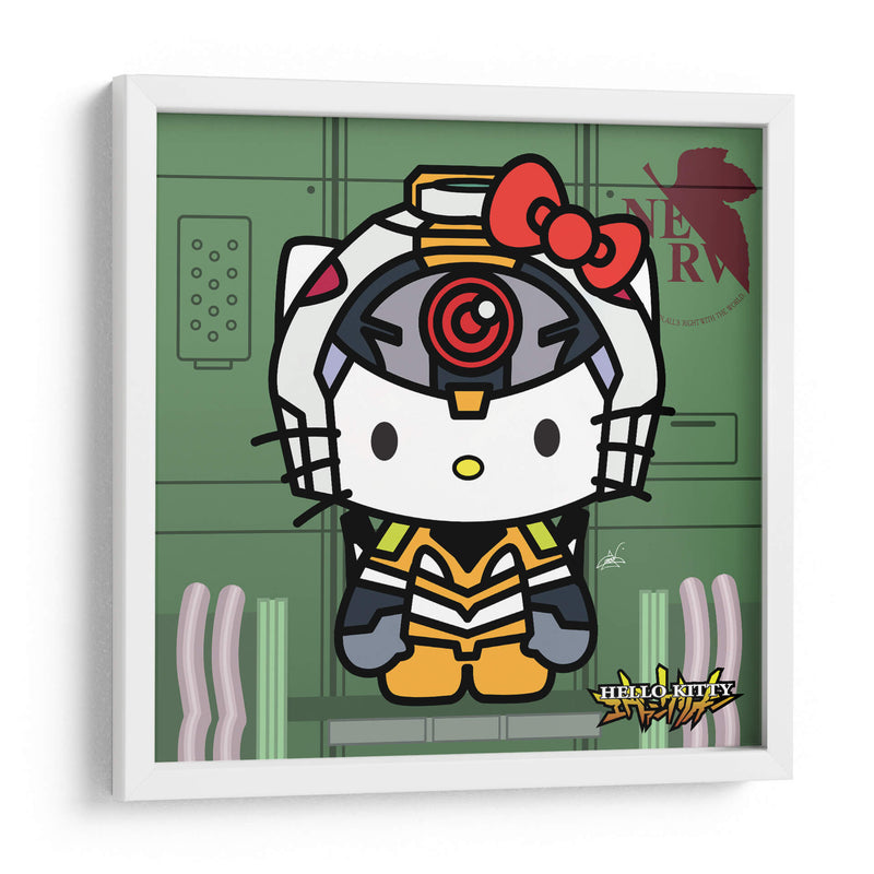 Hello Kitty Eva 00 - Crow Valdés | Cuadro decorativo de Canvas Lab