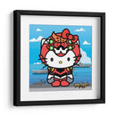 Hello Kitty Eva 02 - Crow Valdés | Cuadro decorativo de Canvas Lab