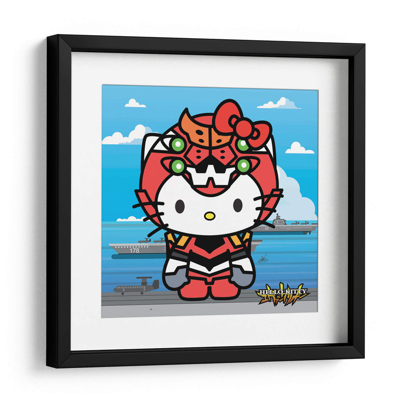 Hello Kitty Eva 02 - Crow Valdés | Cuadro decorativo de Canvas Lab
