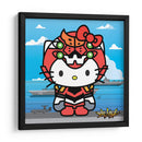 Hello Kitty Eva 02 - Crow Valdés | Cuadro decorativo de Canvas Lab