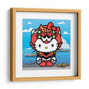 Hello Kitty Eva 02 - Crow Valdés | Cuadro decorativo de Canvas Lab