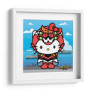 Hello Kitty Eva 02 - Crow Valdés | Cuadro decorativo de Canvas Lab