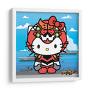 Hello Kitty Eva 02 - Crow Valdés | Cuadro decorativo de Canvas Lab