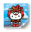 Hello Kitty Eva 02 - Crow Valdés | Cuadro decorativo de Canvas Lab