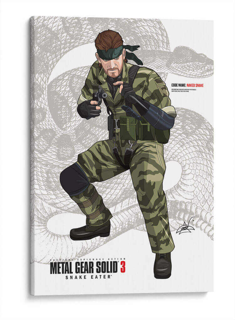 Naked Snake - Crow Valdés | Cuadro decorativo de Canvas Lab