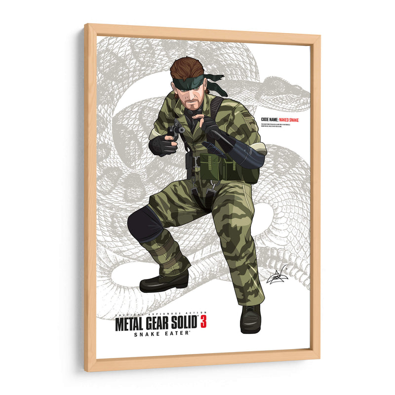 Naked Snake - Crow Valdés | Cuadro decorativo de Canvas Lab