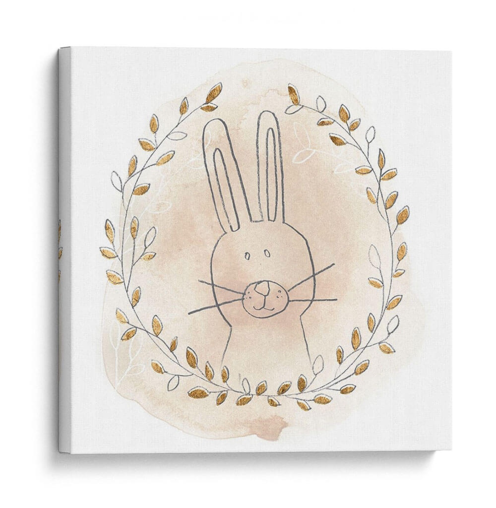 Viñeta Golden Woodland I - June Erica Vess | Cuadro decorativo de Canvas Lab