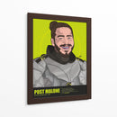 Post Malone - Crow Valdés | Cuadro decorativo de Canvas Lab
