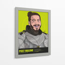 Post Malone - Crow Valdés | Cuadro decorativo de Canvas Lab