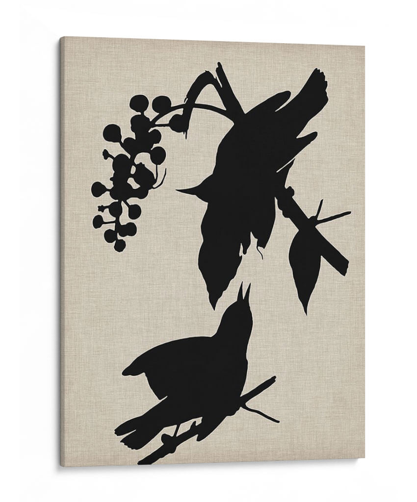 Audubon Silhouette Iii - Vision Studio | Cuadro decorativo de Canvas Lab