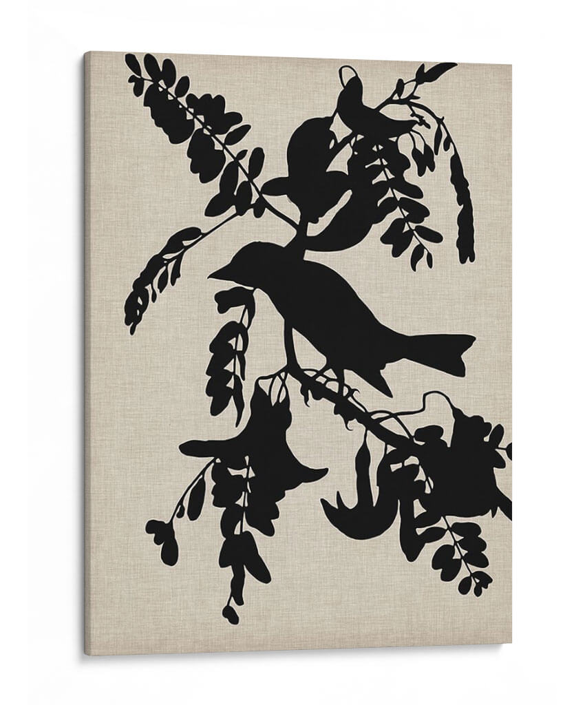 Audubon Silhouette V - Vision Studio | Cuadro decorativo de Canvas Lab