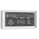 Blueprint De La Aeronave - Ethan Harper | Cuadro decorativo de Canvas Lab