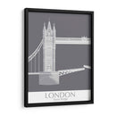 London Tower Brdige Monocromo - Fab Funky | Cuadro decorativo de Canvas Lab