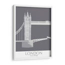 London Tower Brdige Monocromo - Fab Funky | Cuadro decorativo de Canvas Lab