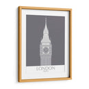 Londres Big Ben Monochrome - Fab Funky | Cuadro decorativo de Canvas Lab