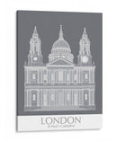 Londres St Pauls Monocromo - Fab Funky | Cuadro decorativo de Canvas Lab