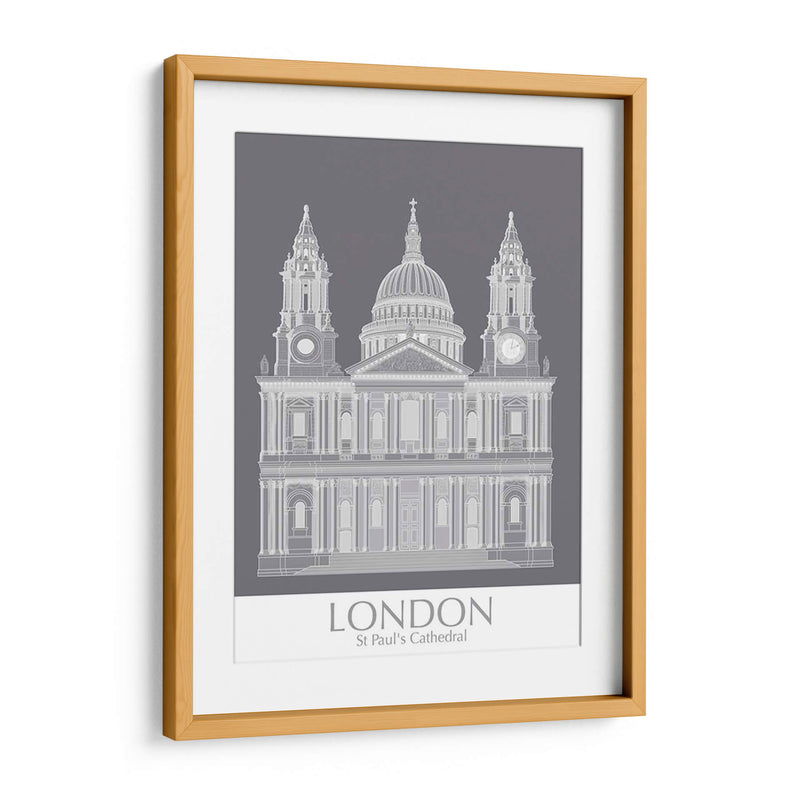 Londres St Pauls Monocromo - Fab Funky | Cuadro decorativo de Canvas Lab