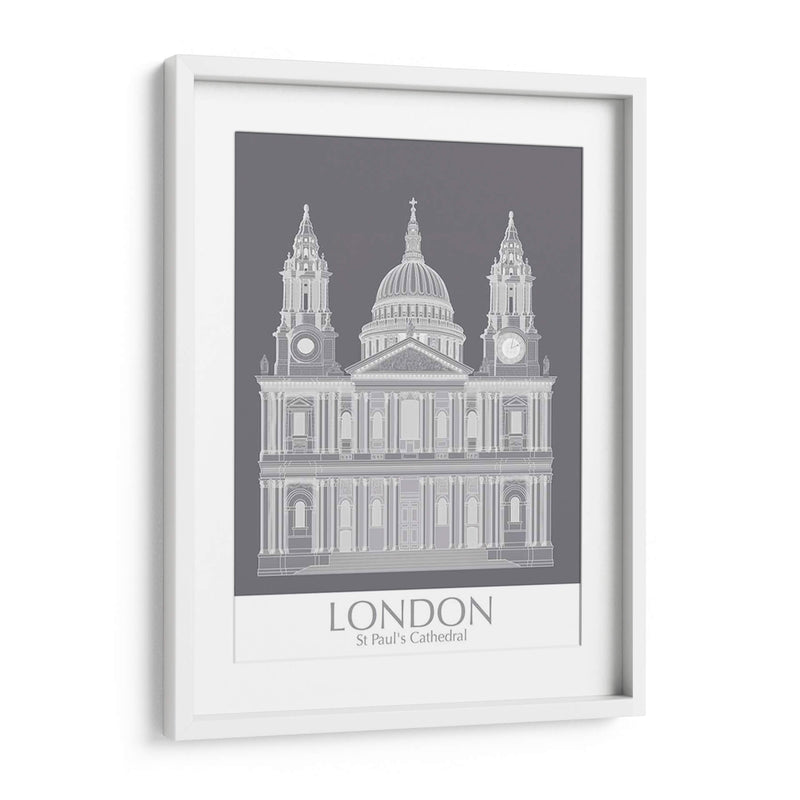 Londres St Pauls Monocromo - Fab Funky | Cuadro decorativo de Canvas Lab