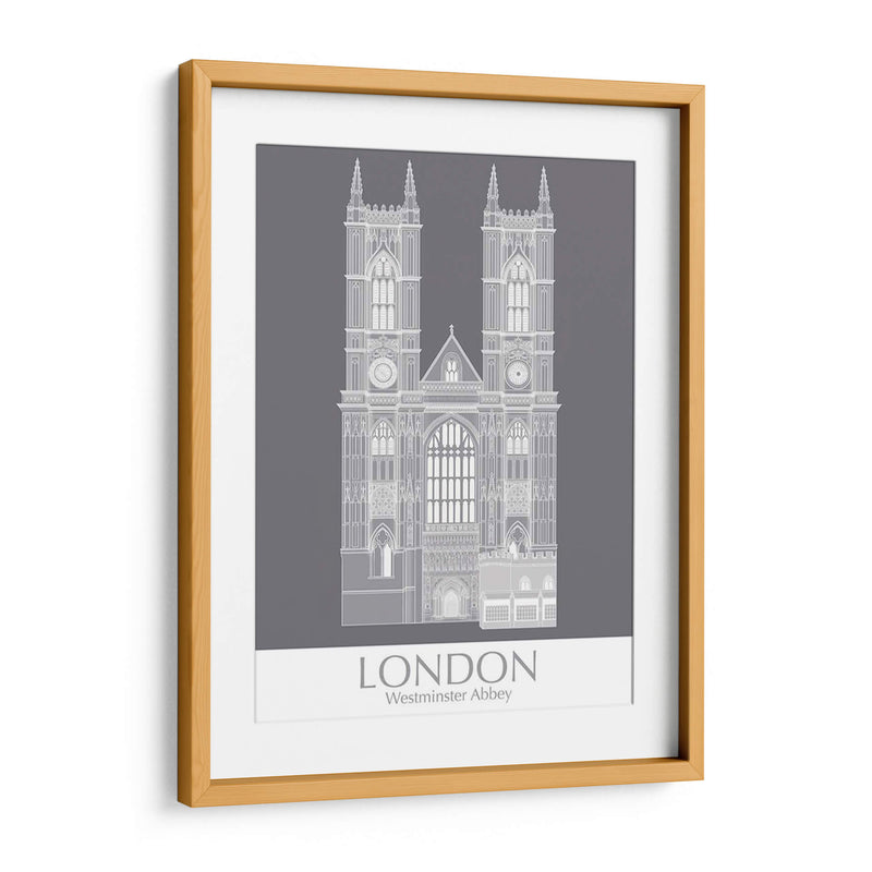 Londres Westminster Abbey Monochrome - Fab Funky | Cuadro decorativo de Canvas Lab