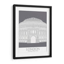 Londres Albert Hall Monochrome - Fab Funky | Cuadro decorativo de Canvas Lab