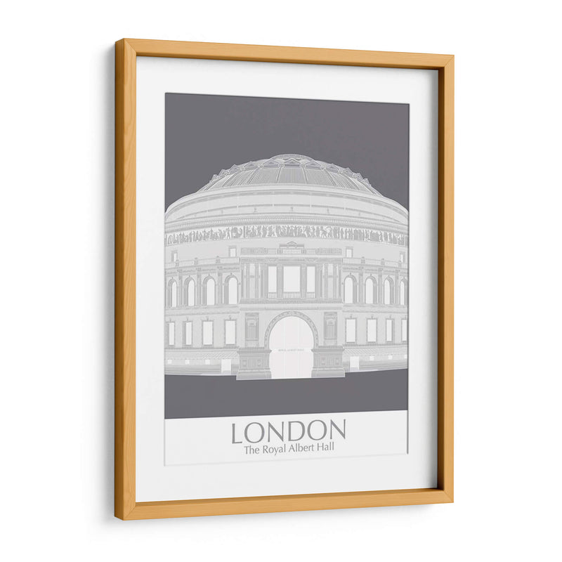 Londres Albert Hall Monochrome - Fab Funky | Cuadro decorativo de Canvas Lab