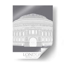 Londres Albert Hall Monochrome - Fab Funky | Cuadro decorativo de Canvas Lab