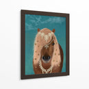 Caballo Marrón Caballo Con Campanas, Retrato - Fab Funky | Cuadro decorativo de Canvas Lab