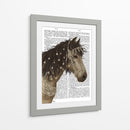 Bucksin De Caballo Con Brida Enjoyada - Fab Funky | Cuadro decorativo de Canvas Lab