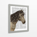 Bucksin De Caballo Con Brida Enjoyada - Fab Funky | Cuadro decorativo de Canvas Lab