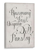 Colección De Hierbas F - Grace Popp | Cuadro decorativo de Canvas Lab