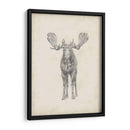 Estudio De Alces Personalizados 40X30 - Ethan Harper | Cuadro decorativo de Canvas Lab