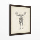 Estudio De Alces Personalizados 40X30 - Ethan Harper | Cuadro decorativo de Canvas Lab